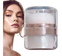 Highlighter del cuerpo, polvo brillo para la cara,Luminizer Body Glitter Brillante Polvo de resaltador para el cuerpo de la cara | 3G Contorno de clavícula Glow Stick con cabeza de esponja para los oj