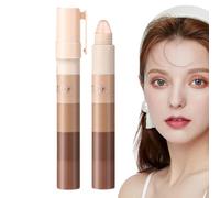 Highlighter Eyeshadow Stick | Full Coverage Lipstick | Lip & Eye Crayon | Non-stick Eyeshadow | Multi-use Makeup Pen | Long-lasting Highlighter For Women's Lips & Eyes