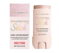 Highlighter Makeup Stick - 5g Face Glaze Setting Cosmetics, Long-Lasting Highlighter Stick for Women, Girls, Beginners, Teens, Ideal for Daily, Party, Office, Performance, Travel