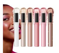 Highlighter Makeup Stick - 6 Pieces Waterproof Long Lasting, Face Contouring Wand Cream Makeup Highlighter for Dating Business Trip Camping Traveling Girlfriend Wife Friend Sister Daughter Everyday