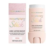 Highlighter Makeup Stick, Face Glaze Shimmer, 5g Size for Teens, Non Greasy Setting Feature, Household Utility Category, Stick for Women Girls Beginners Daily Party Office Travel Performance