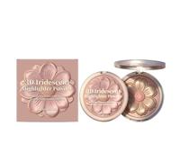 Highlighter Powder Makeup, Glitter Base Tool, 3.5g Contour Aid, Professional Flower Design Device with Secure Grip, Compact Supply with Daily Use, Home Accessories for Women Lady Mother Wife Eye Cheek