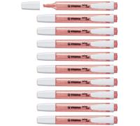 Highlighter - STABILO swing cool - Pack of 10 - Red