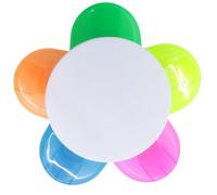 Highlighters Multicolor - Bolígrafos fluorescentes portátiles, juego de marcadores en forma de pétalo | Herramientas de escritura de escuelas creativas, suministros de oficina de estudio para