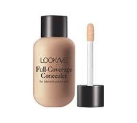 Highlighting Liquid Facial Natural Hidrating Oil Bottle Corrector Corrector Small Baby Foundation Concealer Pincel Tapa (C, Talla única)