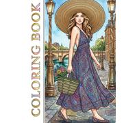 HIGHLY DETAILED FASHION COLORING BOOK: PALAIS ROYAL: The definitive Fashion Lookbook Coloring Experience