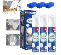 Highly Effective Oil Breakdown Foaming Spray, Heavy Oil Stain Cleaner, All Purpose Bubble Cleaner Kitchen Deep Cleaning Spray for Oven, Stove (3)