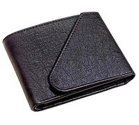 HighOnDesign CODi - Cartera de cuero con bloqueo RFID para hombre, color negro lavado, negro, M, Cartera, negro, M, Cartera