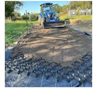 HighPerformance para control de erosión - Estabilizador de suelo permeable de 4,8 x 6,1 m para calzadas, caminos y lechos de río, 5,1 cm de alto, grava de estacionamiento, calidad comercial
