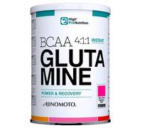 Highpro nutrition BCAA Glutamina 4:1:1|Ajinomoto|power|recovery|500 grs (Fresa)