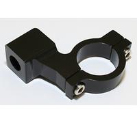 HIGHSIDER Abrazadera de espejo smart negra con rosca a la derecha para CNC, para manillar de 7/8 pulgadas