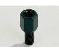 HIGHSIDER Adaptador de espejo inteligente Black Hole M10 Right On Bolt M8 Right, negro