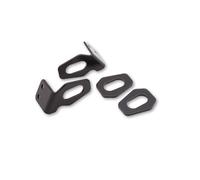 HIGHSIDER Adaptador de indicador pro para indicador original, para soporte de matrícula, para Honda, negro