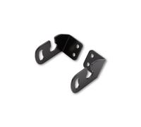 HIGHSIDER Adaptador de Intermitente pro Negro Original, Para Soporte de Matrícula, Aprilia/BMW/Triumph/Yamaha (Par)