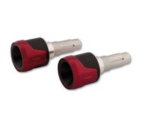 HIGHSIDER AKRON-XL Bar End Weights, rojo