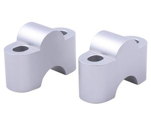 Highsider Bloques de distancia RiseUp Aluminio, 25 mm, negro