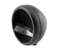HIGHSIDER Carcasa de faro pro Pecos Negro 5 3/4 pulgadas, montaje inferior