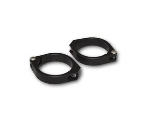 HighSIDER CNC standpipe abrazaderas, 47+49+50+52+54 mm, negro