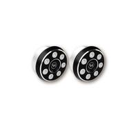 HIGHSIDER CONERO TYP 2 Pesos del manillar, negro brillante
