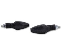 HIGHSIDER Cuerpo de indicador LED Smart Como Carbono / Lente ahumada (par), delantero y trasero, negro