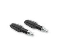 HIGHSIDER Cuerpo del indicador LED multicara inteligente Negro / Lente ahumada (par), delantero y trasero