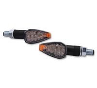 HIGHSIDER Cuerpo del indicador LED Smart Peak Negro / Lente transparente (par), delantero y trasero, transparente