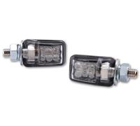 HIGHSIDER Cuerpo del indicador LED Smart Picco Negro / Lente transparente (par), trasero