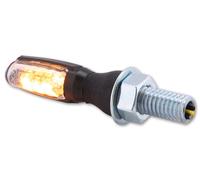 HIGHSIDER Cuerpo del indicador LED Smart Spark Negro / Lente transparente (par), delantero y trasero, negro