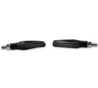 HIGHSIDER Cuerpo del indicador LED Smart Stix negro / lente transparente (par), delantero y trasero, negro