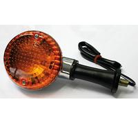 HIGHSIDER Cuerpo indicador de bombilla Kawasaki estilo OEM inteligente Cromo / Lente naranja (1pc), delantero y trasero