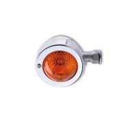 HIGHSIDER Cuerpo indicador de bombilla Smart Bullet Pike Cromo / Lente naranja (1pc), delantero y trasero