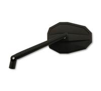 HIGHSIDER Espejo de carenado inteligente recto negro (1 pieza), negro