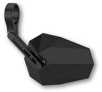Highsider Retrovisor de manillar Stealth-X5, corto, negro