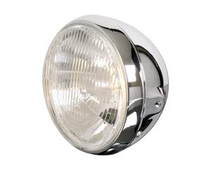 HIGHSIDER faro inteligente de 7 pulgadas cromado estilo británico aprobado por E (1 pieza)