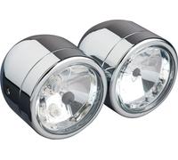 Highsider Faros dobles con luz de cruce y de carretera, cromado