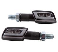 Highsider Formular-TS intermitente led 2en1 cristal tintados, par, negro