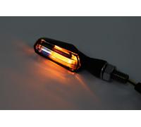 HIGHSIDER Indicador LED smart SCURO 2 en 1 con luz de posición, lente somke, negro