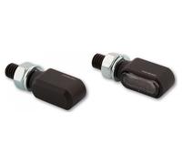 HIGHSIDER CNC INDICADORES LED LITTLE BRONX, negro, vidrio teñido, E-aprobado, par, negro