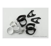 HIGHSIDER Juego de portalámparas XS para 42-43 mm í ̃, negro, negro