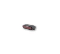 HIGHSIDER LED luz trasera ORGANIC, vidrio rojo, negro