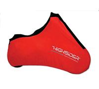 Highsider Lona de Cobertura para Interiores, Spandex, L, Color Rojo | Spandex elástico, interior, material suave, elástico perimetral compatible con Suzuki AN 400 Burgman desde 2006