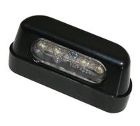 HIGHSIDER Luz de matrícula LED inteligente Plástico ABS negro (1 pieza), negro