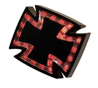 HIGHSIDER Luz Trasera LED GOTHIC Cristal Claro Negro E-Aprobado