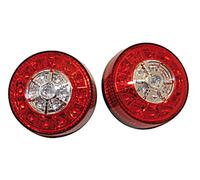 HIGHSIDER Luz trasera/indicador LED inteligente para ATV Negro/Rojo 3 en 1, aprobado E (par)