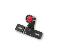 HIGHSIDER Luz trasera LED smart OLD SCHOOL TYPE 6 con soporte de matrícula ajustable, negro