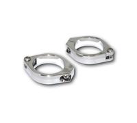 HighSIDER PINZAs de tubo de sujeción CNC, 42-43 mm, plata