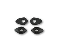 HIGHSIDER Placas de montaje inteligentes Indy Spacer Negro Para Varias Ducati, negro