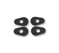 HIGHSIDER Placas de montaje inteligentes Indy Spacer Negro para varios Yamaha, negro