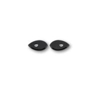 HIGHSIDER Placas de montaje smart Indy Spacer Aluminio Negro, Para Honda, negro