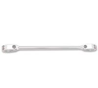 HIGHSIDER pro Cross-Bar Tirante de manillar plateado Abrazaderas de dos piezas, plata
